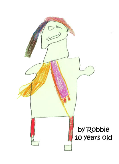 Picture of a person by Robbie age 10