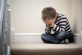 Image of a distressed child