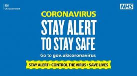 Coronavirus - Stay Alert to Stay Safe