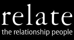 logo for relate - the relationship people